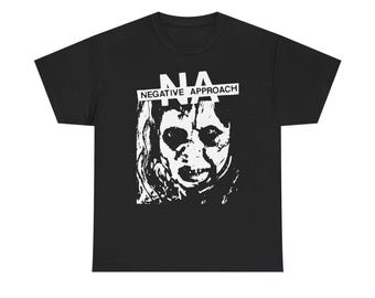 Vintage Negative Approach Shirt Detroit HC Graphic Tee Punk Rock Fan Gift