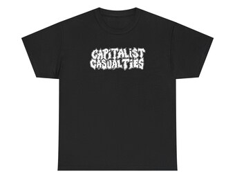 Capitalist Casualties Vintage Hardcore Punk Shirt, Powerviolence Graphic Tee, Retro Punk Rock T-Shirt, Underground Music Fan Gift