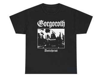 Camiseta Gorgoroth, camiseta noruega de black metal, camiseta gráfica de banda de metal extremo, camiseta vintage unisex, regalo para fans