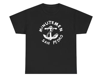 Minutemen Anchor San Pedro Shirt Punk Rock Band Tee SST Records Vintage Graphic T-Shirt Unisex Fan Gift