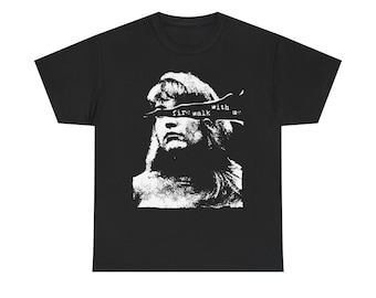 T-shirt Twin Peaks Laura Palmer Fire Walk With Me, série télévisée vintage, t-shirt graphique pour fans d'horreur et de mystère