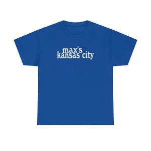 Max's Kansas City Vintage NYC Shirt, Punk Rock Club Tee, New York Music Scene Graphic T-Shirt image 3