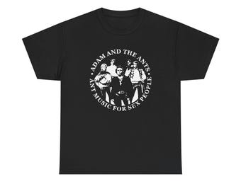 Adam and the Ants Vintage Band Shirt, New Wave Music Tee, Retro Punk Rock Graphic T-Shirt, Classic 80s Music Fan Gift