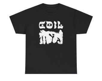 Coil Vintage Experimental Music Shirt, Industrial Dark Ambient Graphic Tee, Alternative Underground Music T-Shirt, Retro Fan Gift