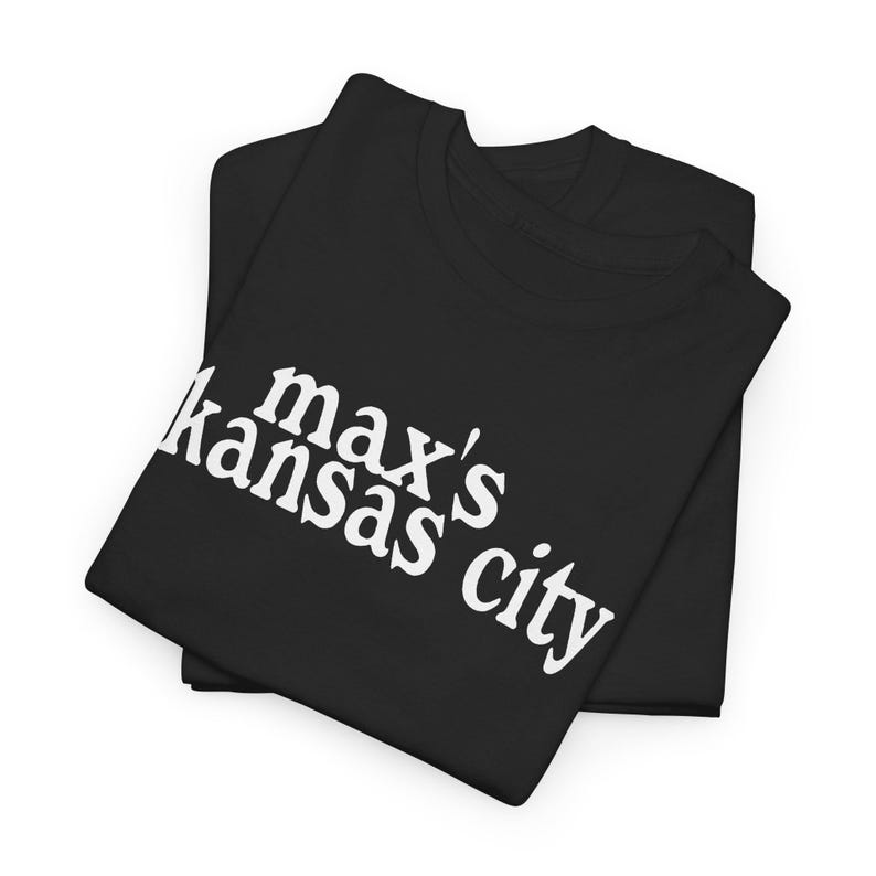 Max's Kansas City Vintage NYC Shirt, Punk Rock Club Tee, New York Music Scene Graphic T-Shirt image 6