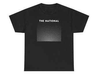La chemise nationale, t-shirt groupe de rock indépendant, t-shirt musique alternative, t-shirt graphique indépendant vintage, cadeau pour amateur de musique