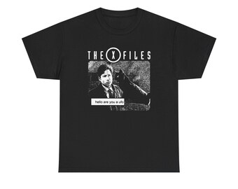T-shirt série TV vintage X-Files, t-shirt science-fiction mystère, fan d'OVNI paranormal