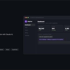 ShipFast AI — Next.js AI SaaS Starter