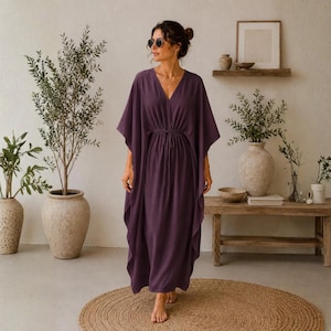 plum boho dress Floral Rayon Maxi Dress: Boho Chic Plum 'carrie Dress'