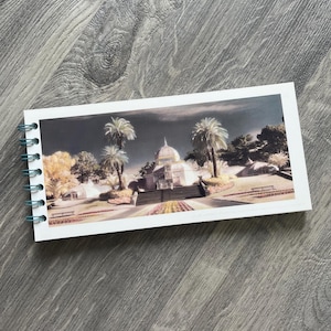 Watercolor sketchbooks, swatch books made with Vintage San Francisco Post Cards