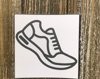 Running Training Shoe style #1 Cookie Cutter and Stamp Set 