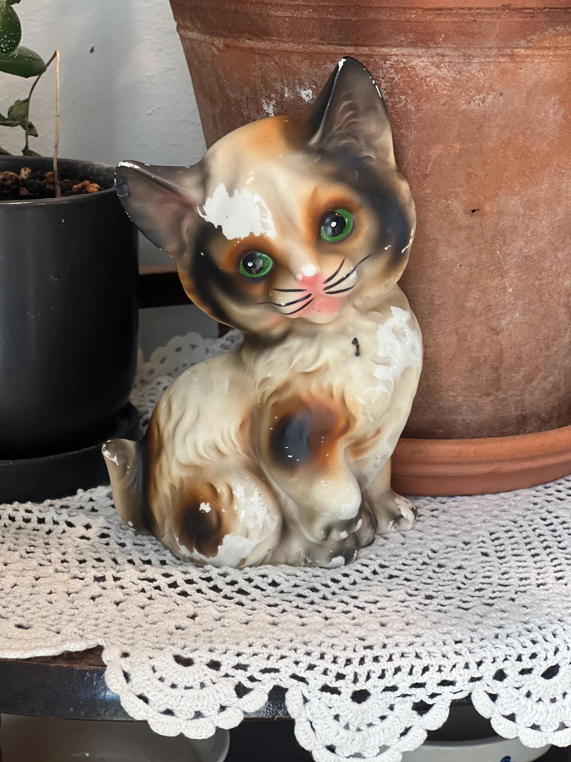 Vintage Chained Cats - Etsy