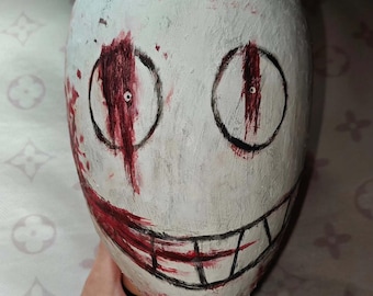 DBD Frank Smile Mask Bloody Slasher Cosplay Prop Creepy Wearable Art