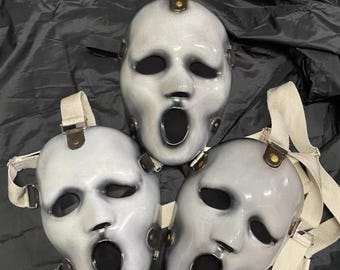 Máscara de asesino de Lakewood, réplica de Brandon James, pintada a medida, accesorio de cosplay de terror para TV, acabado brillante