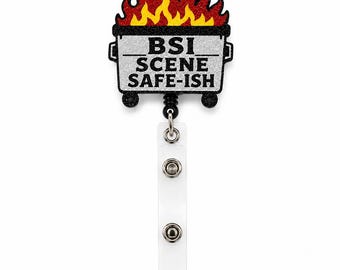 Portatarjetas de identificación EMS. ¿BSI Scene Safe-Ish?