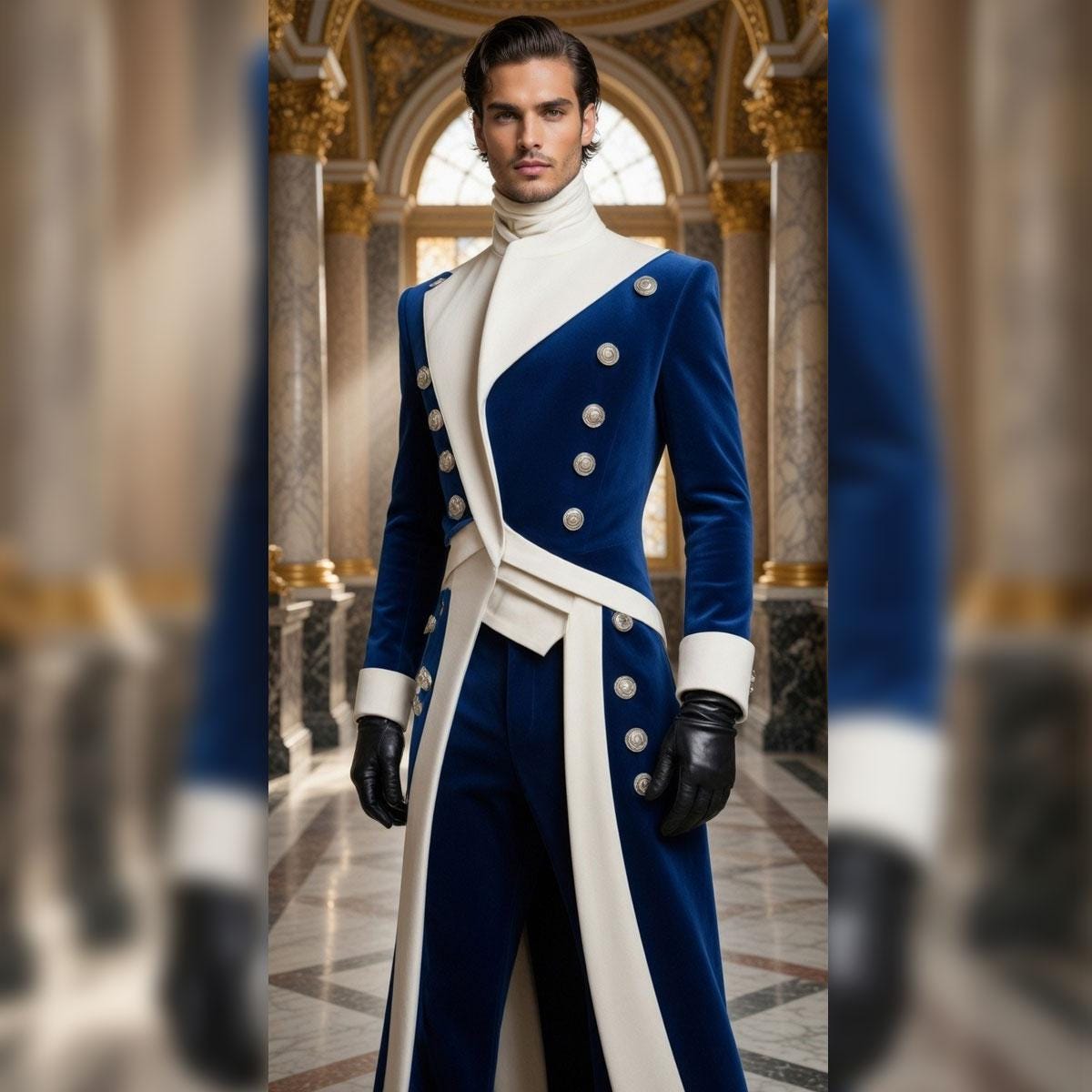 Royal blue coat - Etsy 日本