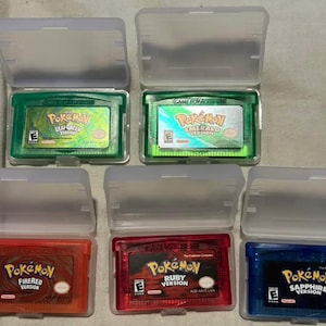 Pokemon Gameboy Advance - Emerald, Fire Red, Ruby, Leaf Green, Sapphire