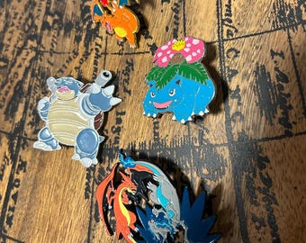 Final Stage Pokemon Pins - Mega Charizard, Charizard Anime Lapel Pin Collection,