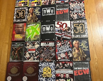 WWE wwf DVDs PPVs from 2000-2015 & Wrestler Documentaries