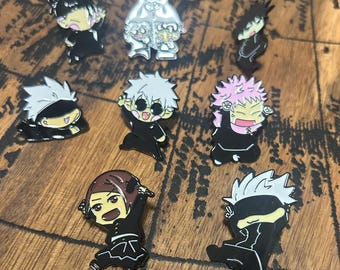 Jujutsu Kaisen Enamel Pin Collection Pins, Bag Accessories Clothing tote bags hats awesome gift anime cute for girlfriend boyfriend kids