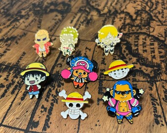One Piece Enamel Pin Collection Pins, Bag Accessories Clothing tote bags hats awesome OnePiece gift anime cute for girlfriend boyfriend kids