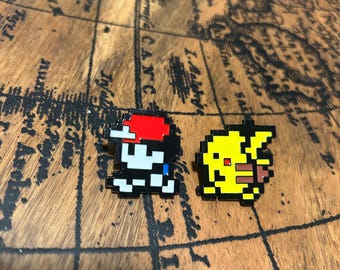 Pokemon Yellow Pokemon Pins Cute Gift for Gamers Accessories Enamel Lapel Collection