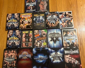 WWE wwf DVDs PPVs from 2000-2015 & Wrestler Documentaries