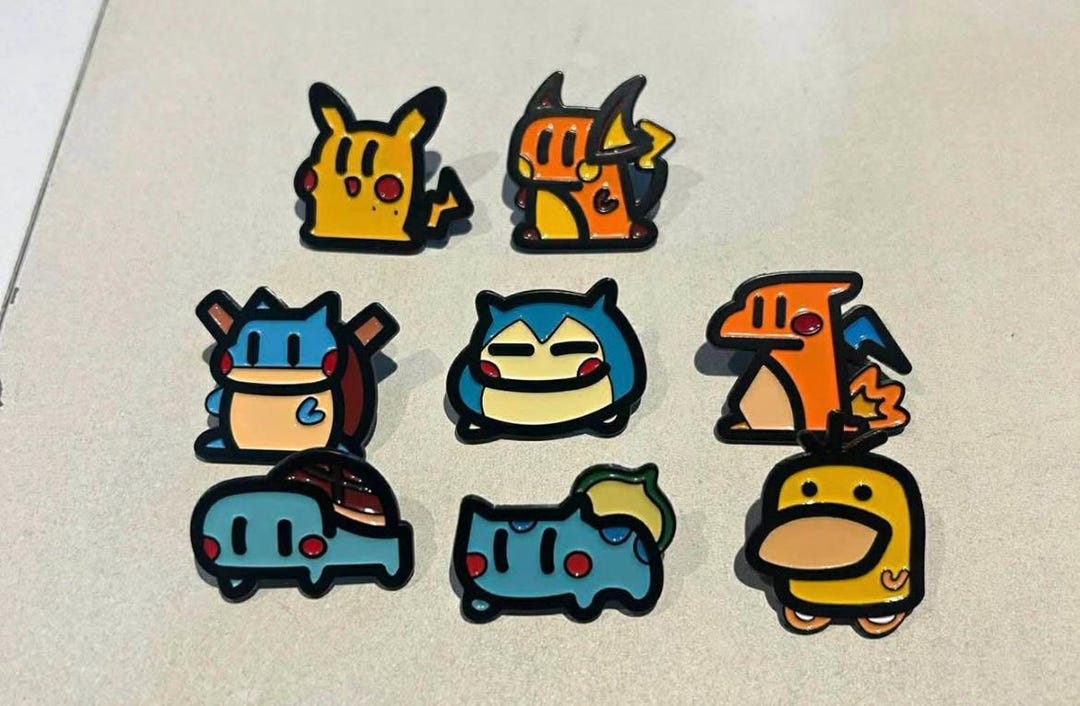 Pokemon Enamel Pin Collection,super Cute Hat Pins, Bag Accessories ...