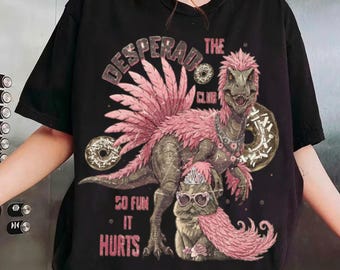 Komfortfärgad prinsessmunk och mongo-skjorta, Dungeon Crawler Carl-tröja, vintage dinosaurie-tröja, humoristisk grafisk tröja, trendig unisex-tröja