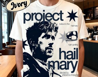 Project Hail Mary-tröja, Ryan Gosling-inspirerad tröja, sci-fi-filmtröja, rymdastronaut-tröja, nördig gåva, galaxgrafiktröja