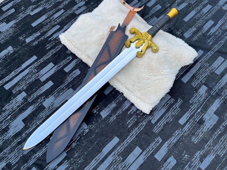 He-Man Power Sword of Grayskull – Handmade Stainless Steel Fantasy Sword | Skull Guard Cosplay Prop image 1