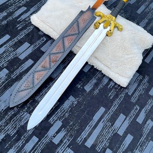 He-Man Power Sword of Grayskull – Handmade Stainless Steel Fantasy Sword | Skull Guard Cosplay Prop image 5