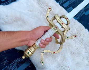 Inigo Montoya Sword Replica | Princess Bride Rapier Gold Hilt Gem Accents Toledo Style