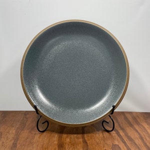 Plato de gres vintage Dansk Santiago Grey - 30 cm - Diseño moderno - Hecho en Tailandia