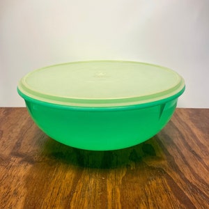 Tupperware Vintage FIX N MIX Bowl, Green Bowl