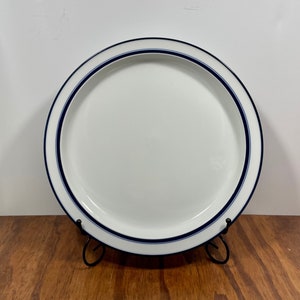 Vintage Dansk Bistro Christianshavn Blue Chop Plate – 13.25" – Made in Japan – 1980s