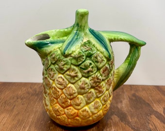 Vintage Pineapple Shaped Creamer or Small Pitcher 9 ounces