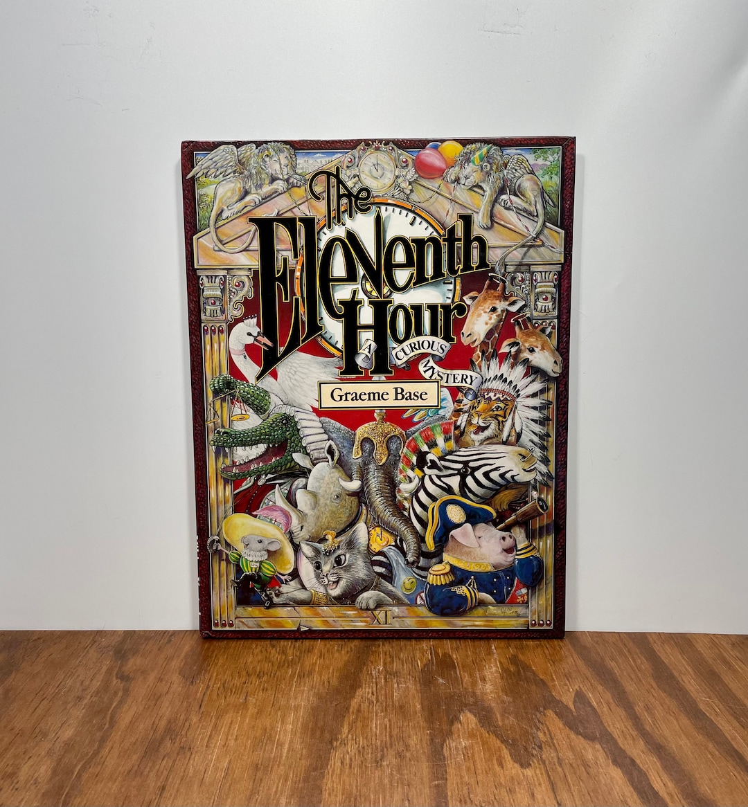 The Eleventh Hour A Curious Mystery by Graeme Base Illustrated Hardcover Childrens Book 1989 Etsy
