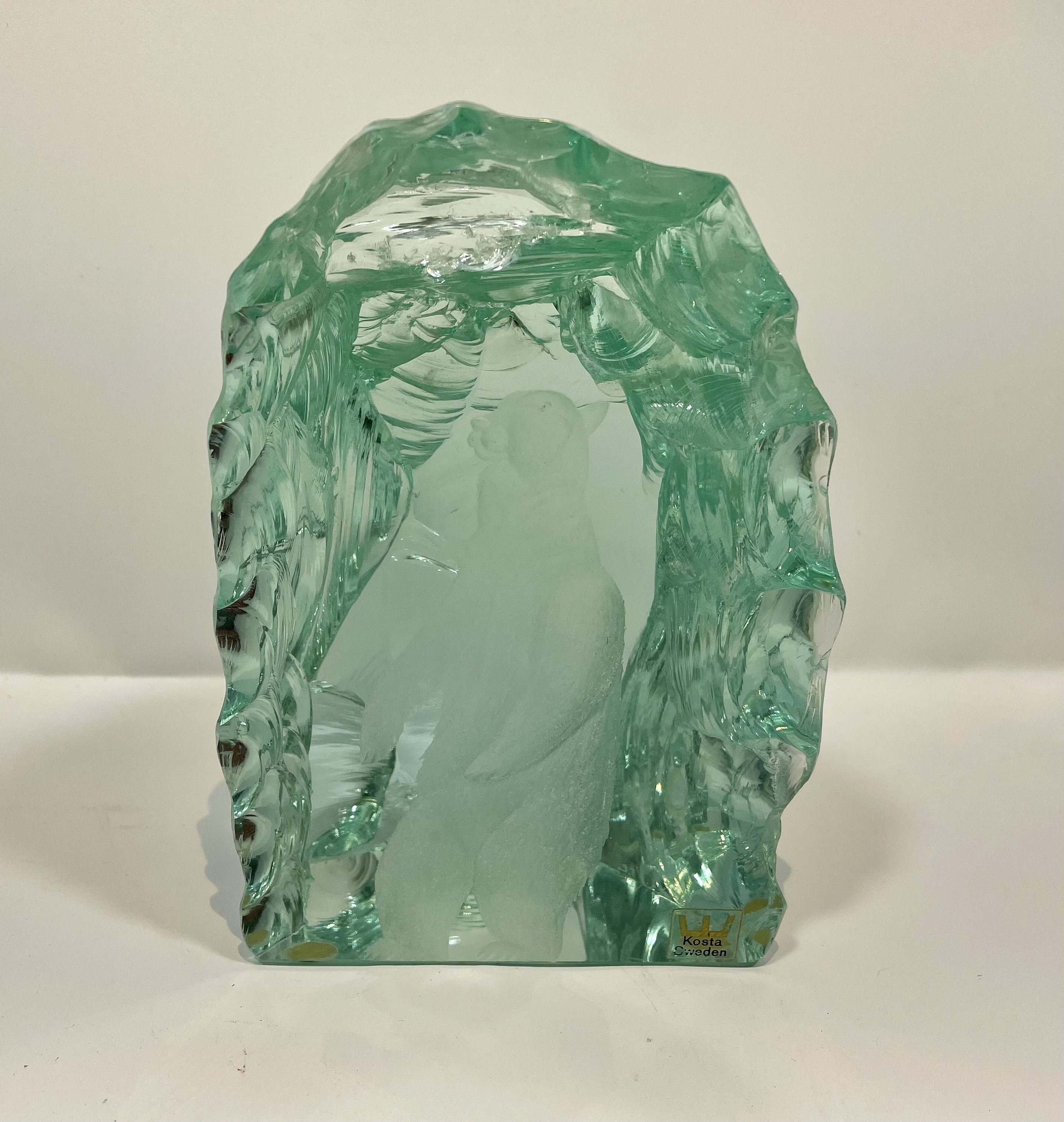 Vintage Sweden Kosta Boda 『Teardrop』 Vintage Modern Art Glass Vase Kosta Boda Raindrop Vase