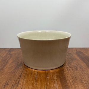 Denby-Langley Drama All-Purpose Bowl – Coupe Shape – Cream – Made in England – Discontinued Pattern