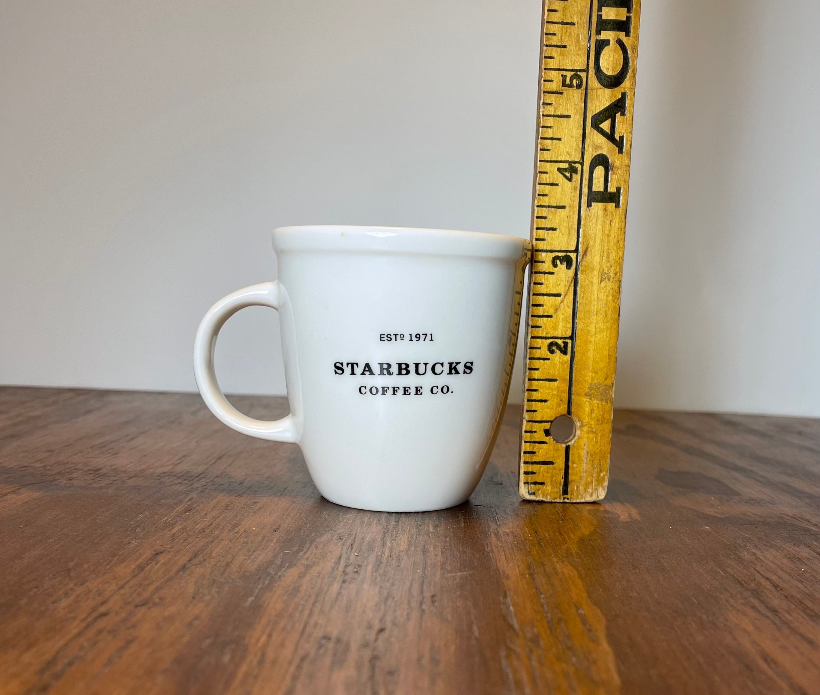 2001 Barista Starbucks Coffee Co. Est 1971 ~ 6 oz espresso cup 30th  anniversary