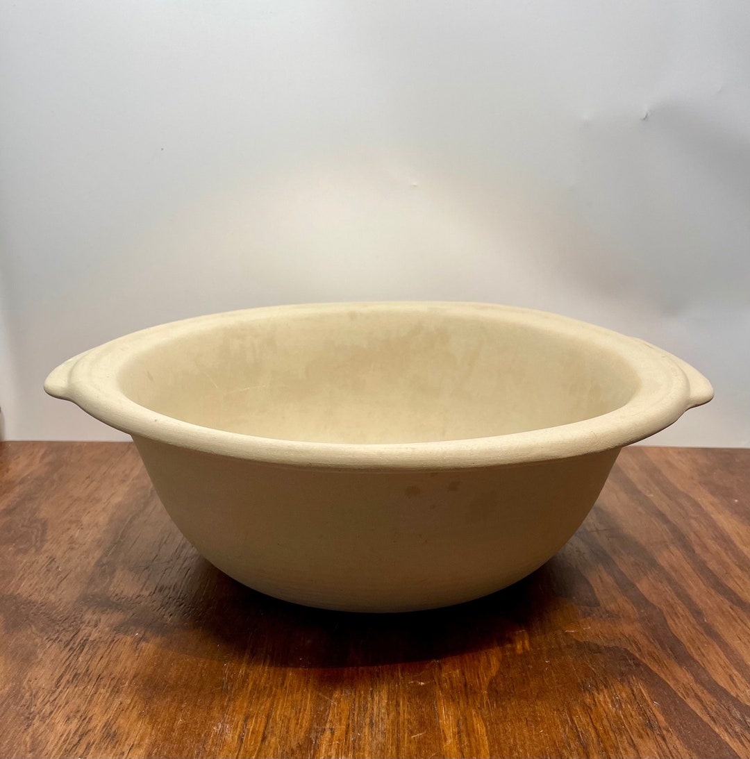 The Pampered Chef Large Baking Bowl 1450 12 Inch Stoneware Family