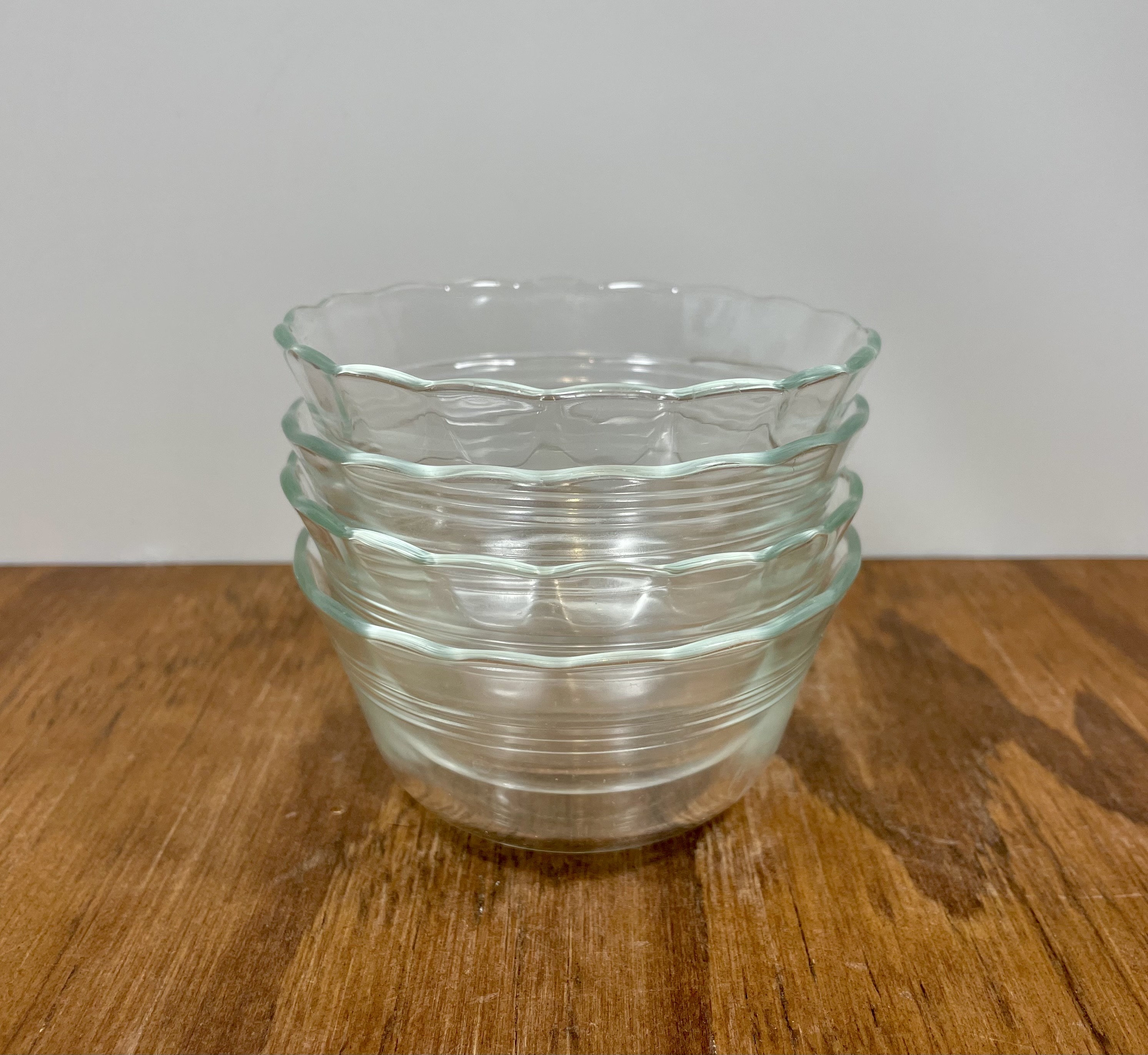 Vintage Pyrex 463 Ramekins Set of Custard Cups Ounce Oven