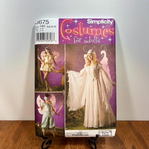 Vintage Simplicity 4675 Fairy Costume Sewing Pattern – Medieval  Renaissance – Andrea Schewe – Size 6, 8, 10, 12 – Uncut