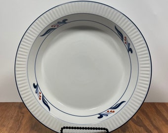 Dansk Bistro Maribo assiette à tarte ou plat de cuisson ou bol de service des années 1980 Fabriqué au Japon Niels Refsgaad Design