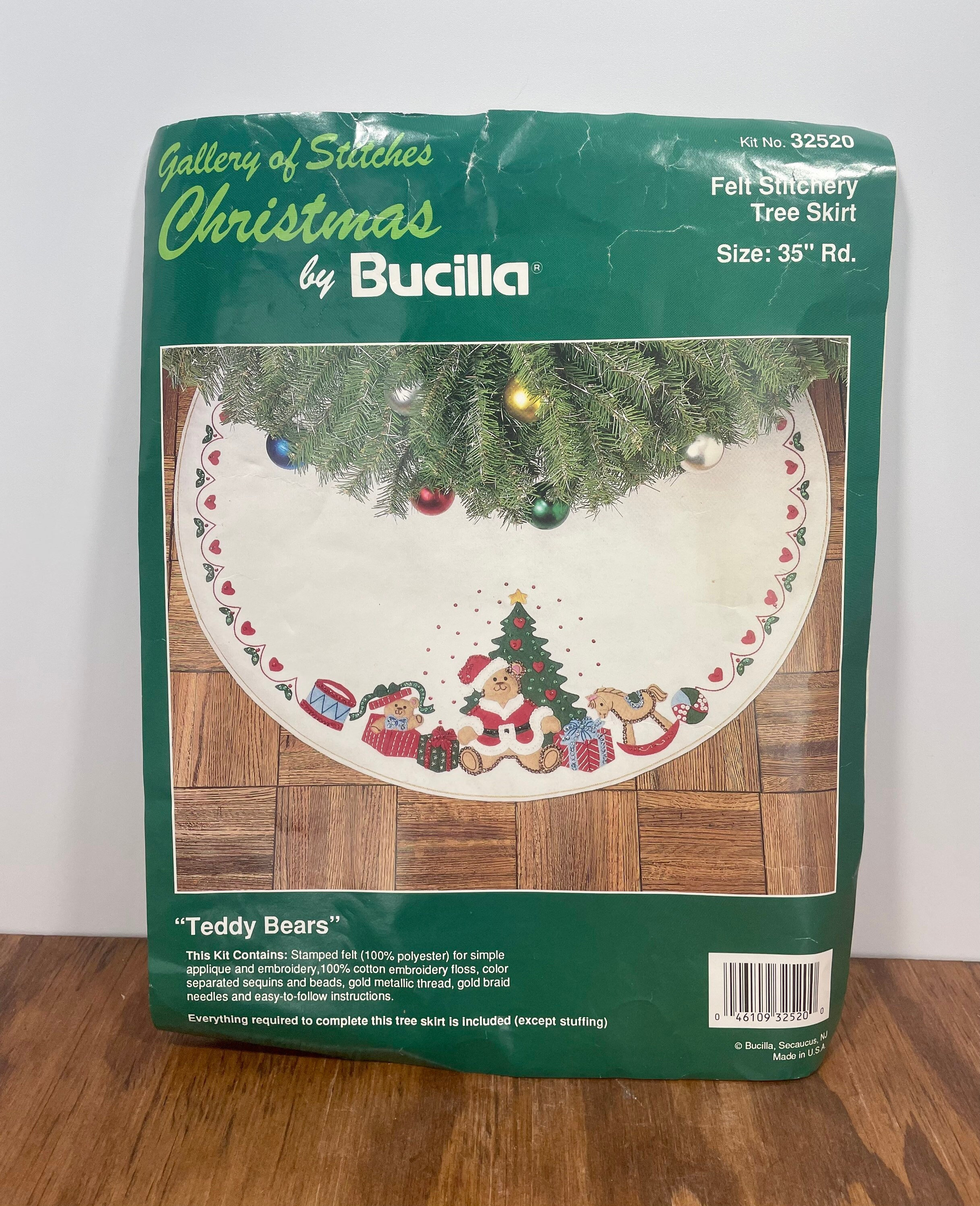 Embroidered tree skirt kit online