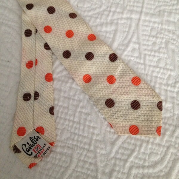 Vintage 40s Polka Dot Necktie