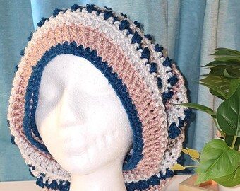 Starlight Slouch Beanie haakpatroon pdf | Eenvoudig slouchy-mutspatroon gemiddeld | Gehaakte muts met textuur | Direct downloaden