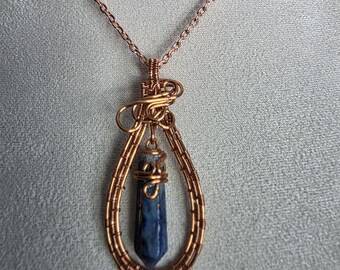 Sodalite with Copper Necklace