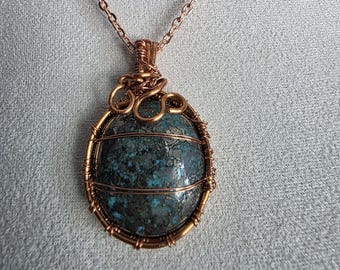 Persian Turquoise with Copper Necklace